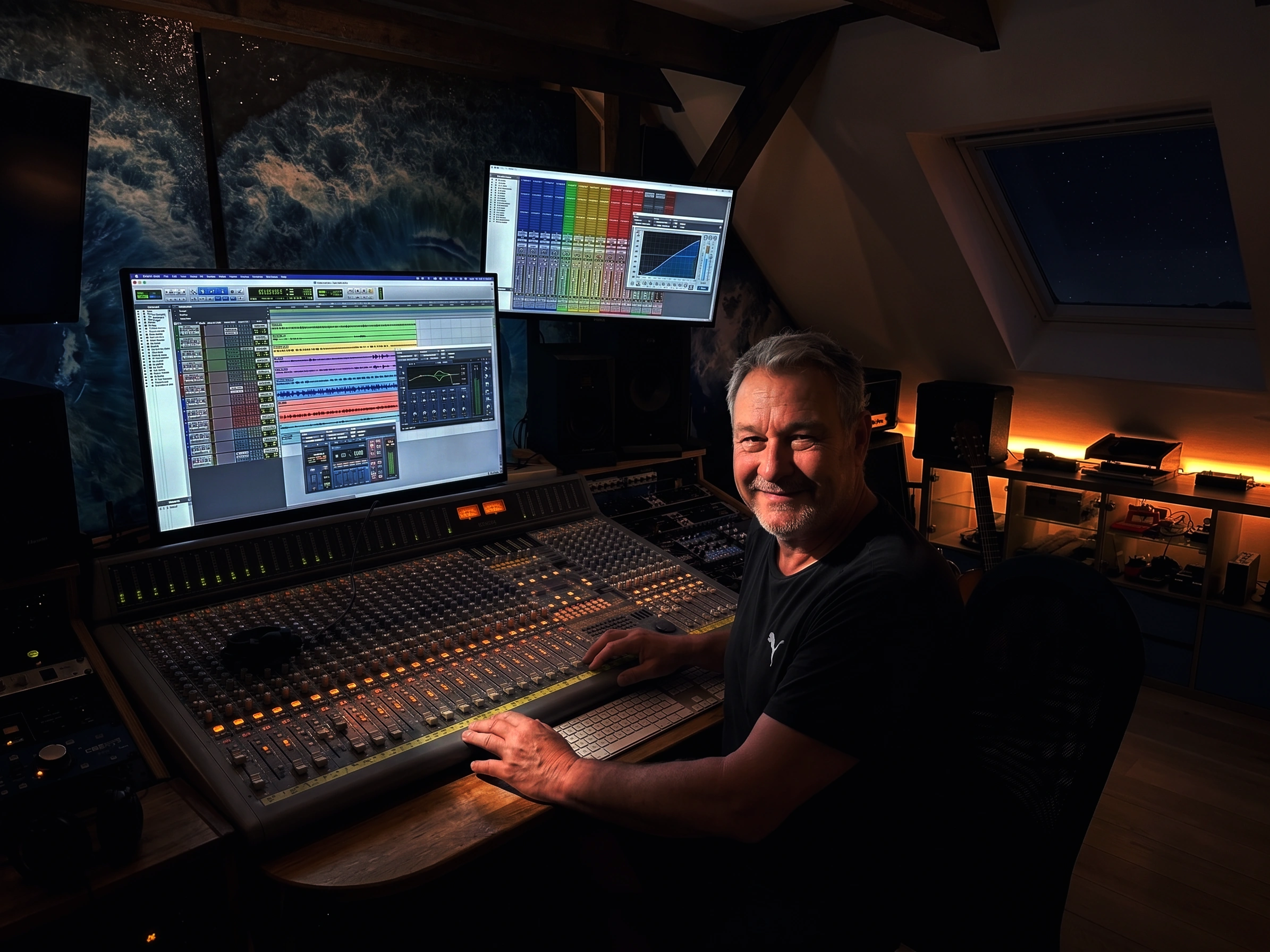 AGNT28 im Studio bei der Produktion